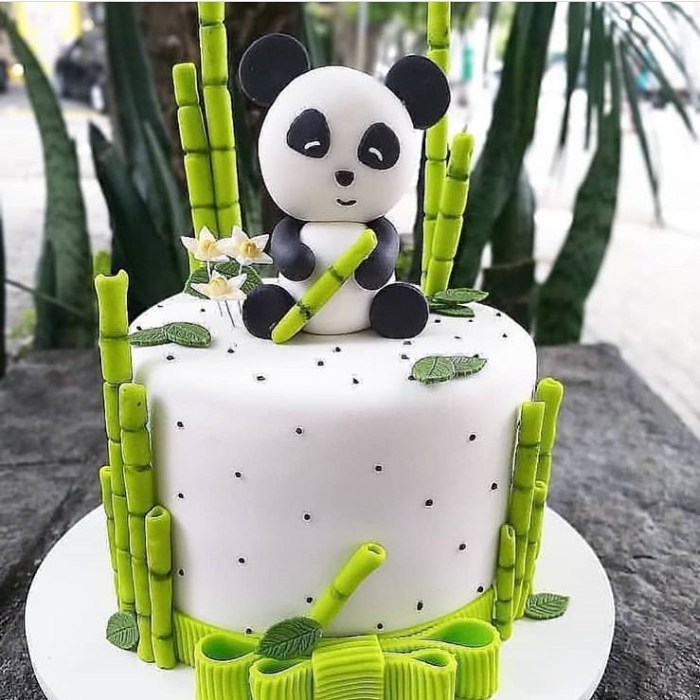 Panda cake birthday cakes ideas bamboo diy pandas torta chocolate creative pasteles kat kit cute postres oso birthdays con tablero