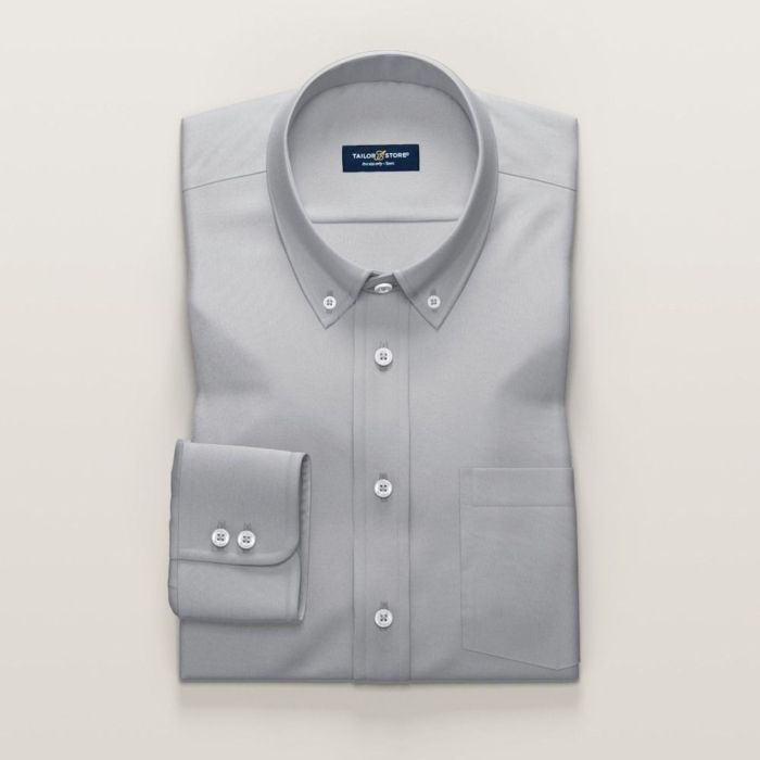 Light grey mens dress shirt