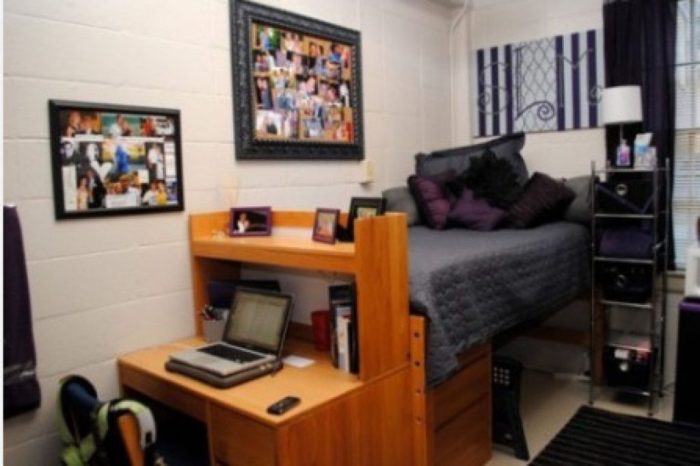 How to decorate typical dorm room