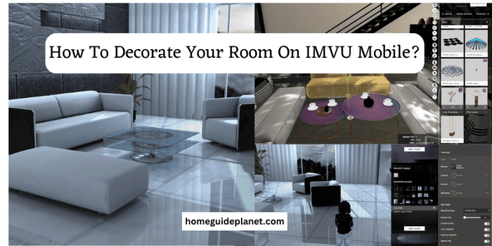 How to decorate room on imvu mobile