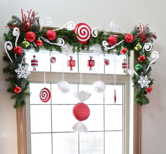 How to decorate inside windows with christmas lights