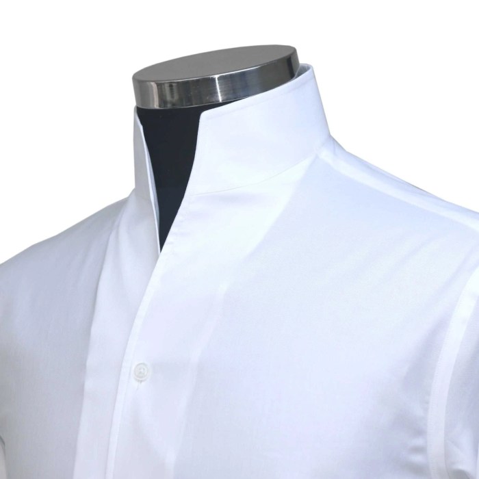 High collar men's dress shirts