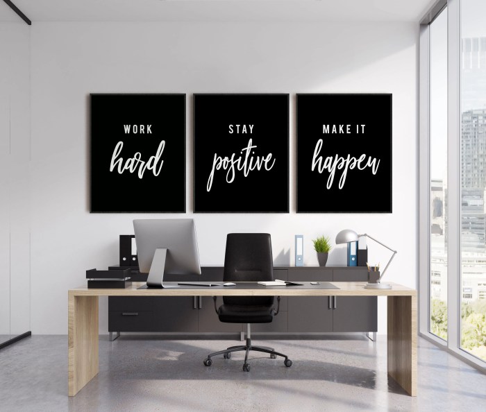 How to decorate an office at work men