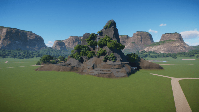 How to make artificial mountain for decoration