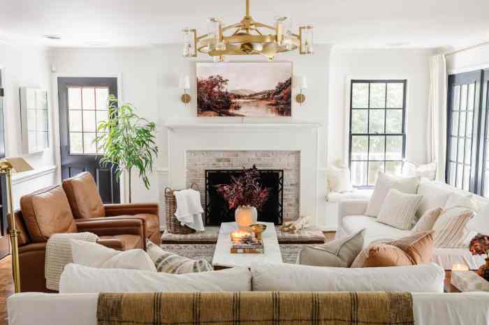 How to decorate living room for fall