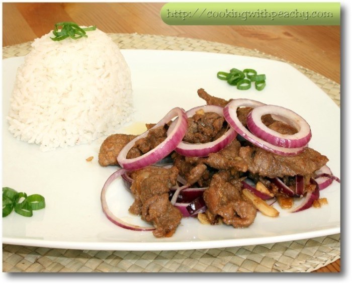 How to cook pinoy style pork steak