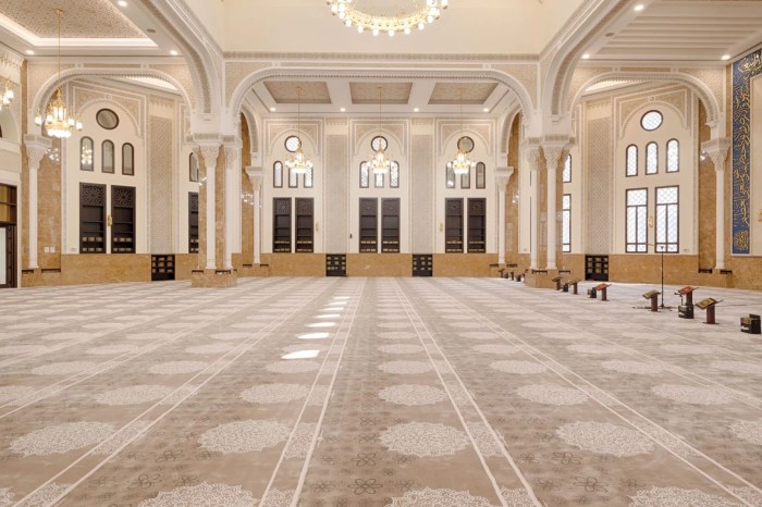 Desain interior masjid minimalis