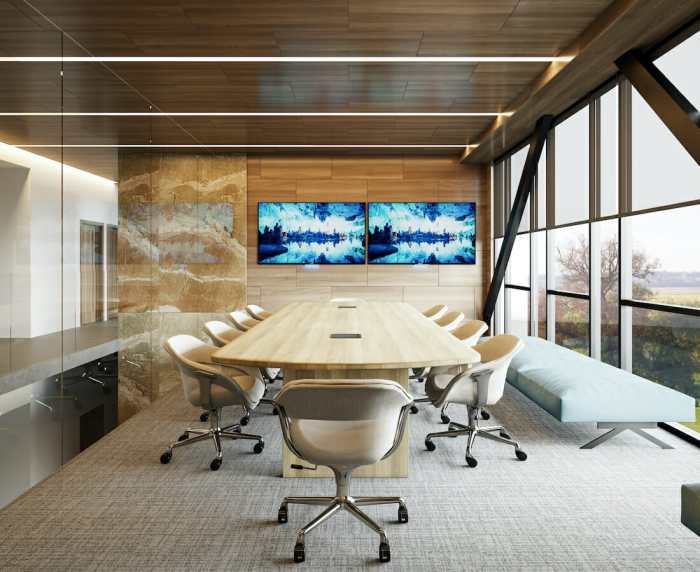 Contoh desain interior kantor