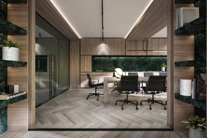 Desain interior kantor modern